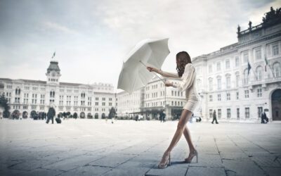 Why do beach umbrellas fly away?